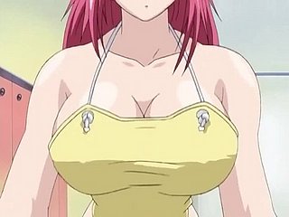 wanita Busty memiliki threesome uncensored Anime Hentai