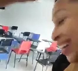 Teacher blows student at one's disposal classrooma
