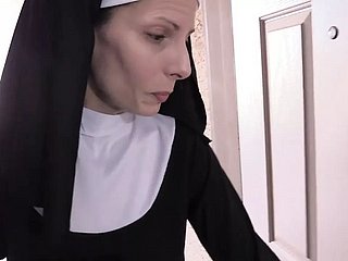 Get hitched Crazy nun fuck approximately stocking