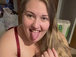 HOT bbw Fit together Blowjob Pay off Cum!!  to a smile