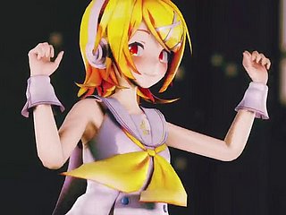 Rin Dance + Original Stripping (3D Hentai)
