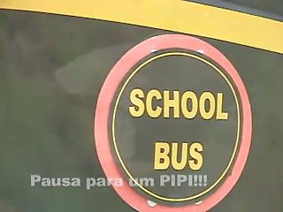 Otobüs içinde Schoolgirls - Tüm Coating